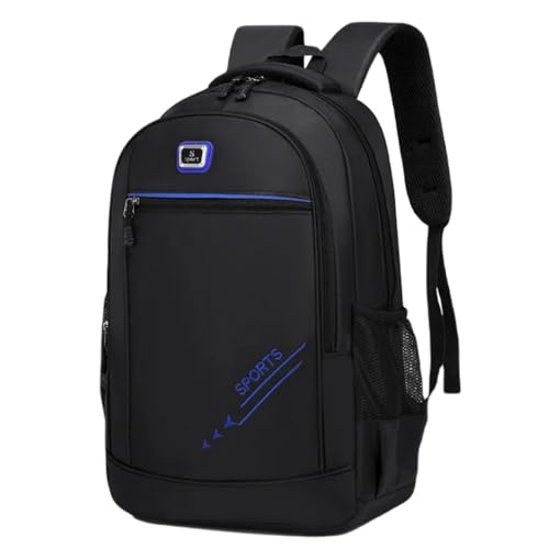 TOKSHOP Mochila para Notebook Dell Acer HP Lenovo Macbook Asus de Até 15.6 Polegadas Feminina Masculina Casual Executiva Reforçada de Grande Capacidade (Azul)