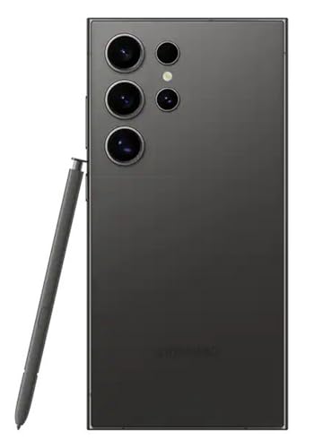 Image of Samsung Galaxy S24 Ultra 5G, 512GB, Titanium Black - Unlocked (Renewed)