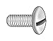 #8-32 x 2" Round Head Slotted Machine Screw, 100 pk.