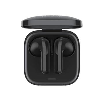 Xiaomi Redmi Buds 6 Active, Fones de Ouvido Sem Fio, Versão Global (Preto)