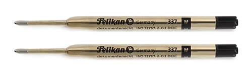 Amazon | ペリカン Pelikan ボールペン用替芯 337 - 黒 M（中字）2本