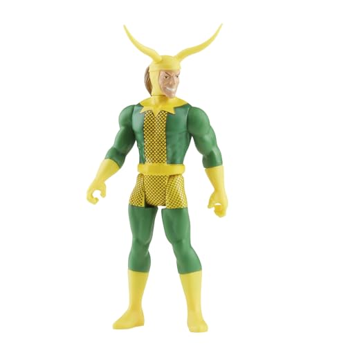 Marvel Figura de acción Coleccionable de Loki Retro 375 de 9,5 cm de Hasbro Legends Series