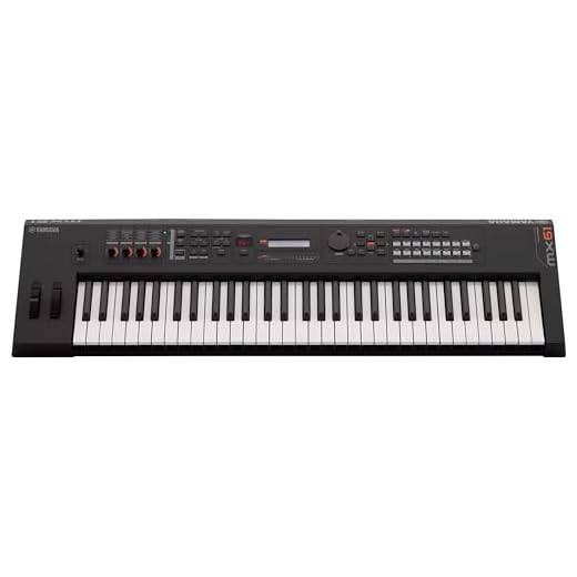 Yamaha MX61BK Music Production Synthesizer, 61-Key, Black