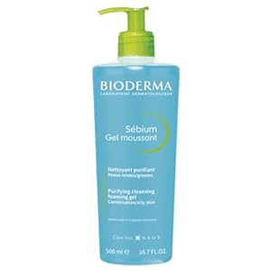 Bioderma – Face Cleanser – Sébium – Makeup Removing Cleanser – Skin Purifying – Face Wash for Combination to Oily Skin