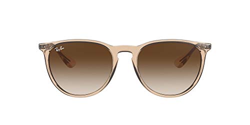 Ray-Ban Rb4171 Erika Lunettes de Soleil, Brun Clair Transparent, 54 Mixte Adulte