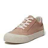 Timberland Women's Skyla Bay 2.0 Low Lace-Up Sneaker, Light Beige Suede, 9.5 Medium