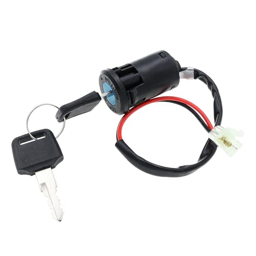 UNLRAE Key Switch Car Accessories Key Ignition for Ebike Automotive Replacement Ignition Starter Switches Ebike Replacement Parts Fits for Almost Any Electric Scooter Golf Cart Motorcycle