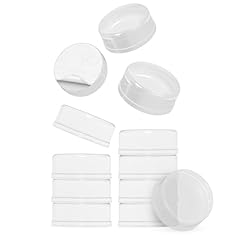 virea 12 x Fermaporta - Trasparente 12 x 3 mm - - Paracolpi autoadesivi per porte - - Paracolpi elastici per pareti - - Fermaporta in gomma per molte superfici come pareti o vetri