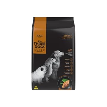 Three Dogs Ração Super Premium Senior Frango Chá Verde 15Kg