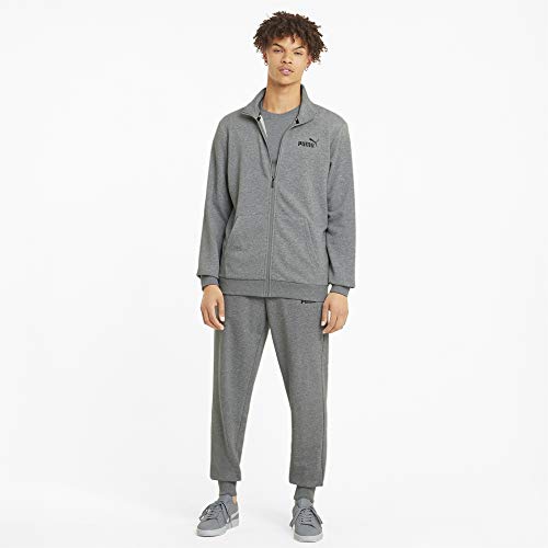 Puma Men's Standard Essentials Track Jacket, Medium Gray Heather #TOP4