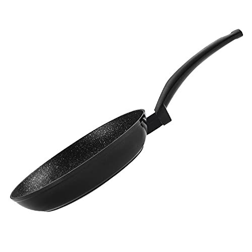 Fagor Vivant - Sarten Negra 24cm, Aluminio Forjado, Antiadherente Bicapa, Sin PFOA/PFTE, Ecológica, Todo Tipo de Cocinas, Inducción, Mango Baquelita