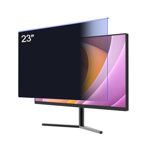 Filtre écran 23 pouces acrylique suspendu format 16:9 pour moniteur PC