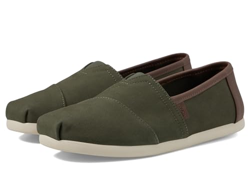 Lista de Toms Tenis los más solicitados. 49 TOMS Alpargata 3.0 - Tenis sin cordones para hombre, Salvia oscura/bronceado, 27.5