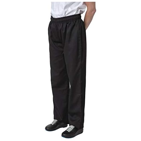 NISBETS Essentials Lightweight Chef Trousers L Black Cover