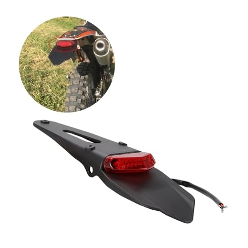 Feu stop moto LED 12V universel avec support de plaque pour XR250 - 6