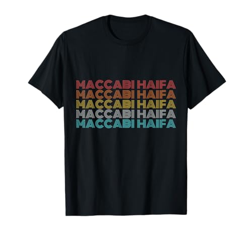 Photo de Rétro Vintage Maccabi Haïfa T-Shirt