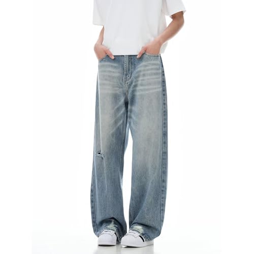 Low Rise Baggy Jeans for Women Vintage Y2k Straight Wide Leg Ripped Jeans Teen Girl Loose Fit Boyfriend Denim Pants2