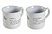 Villa d’Este Home Tivoli Victionary White Set 2 tazze in bone China 350 ml