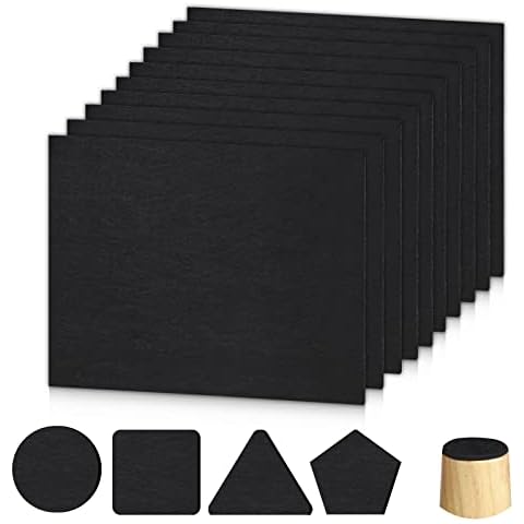 Felt Pads for Furniture Feet 10PCS - Felt Pads with Stable Viscosity, Premium Felt Furniture Pads Effectively Protect your Furniture and Floor, for Chair Cushions, Parquet Floor Mats Cover