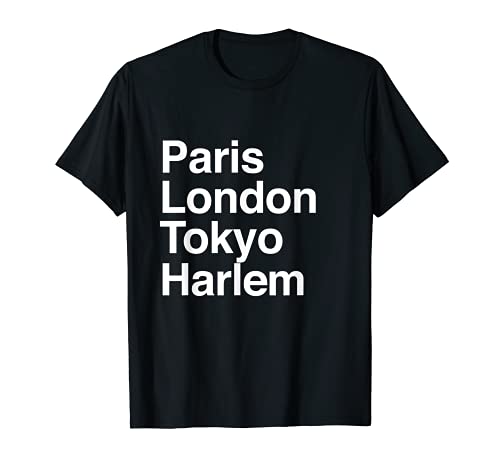 Paris Tokio London Harlem - Souvenir de Harlem Camiseta Cover