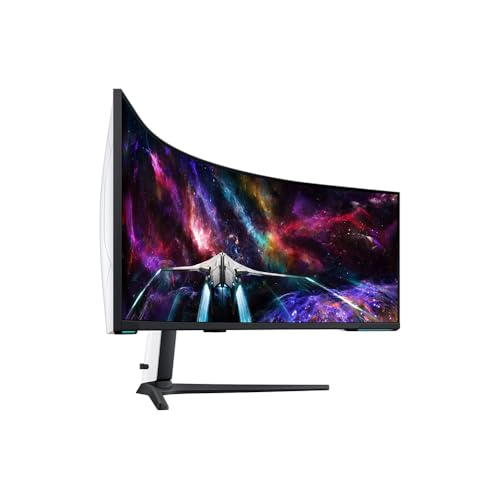 Image of Samsung 57 inch Odyssey Neo G9 Dual 4K UHD Quantum Mini-LED Curved Gaming Monitor Bundle with Tech Smart USA Elite Suite 18 Standard Editing Software Bundle + 2 Year CPS Enhanced Protection Pack