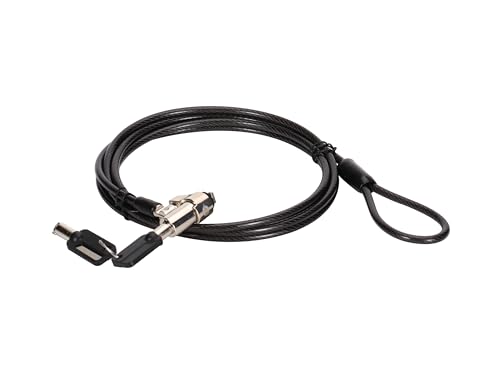 Conceptronic CUSTODIO02BS Cavo di Sicurezza Nero 1.8mt - 2