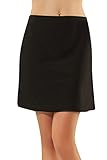 Jupon Combinaison Femme Underwear (S, Noir)...