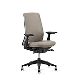 Haworth Soji Office Chair with Ergonomic Adjustments and Lumbar Support, Flexible Mesh Back (Clay)