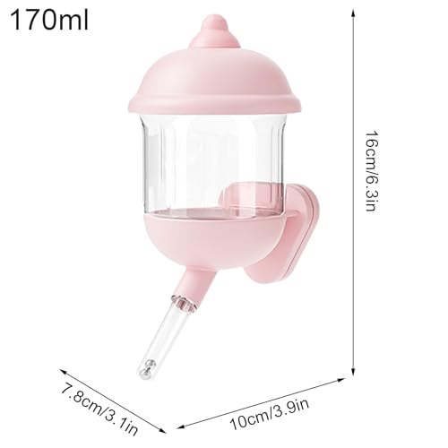 Botella de agua de 170 ml para conejos y hurones con diseño magnético 7