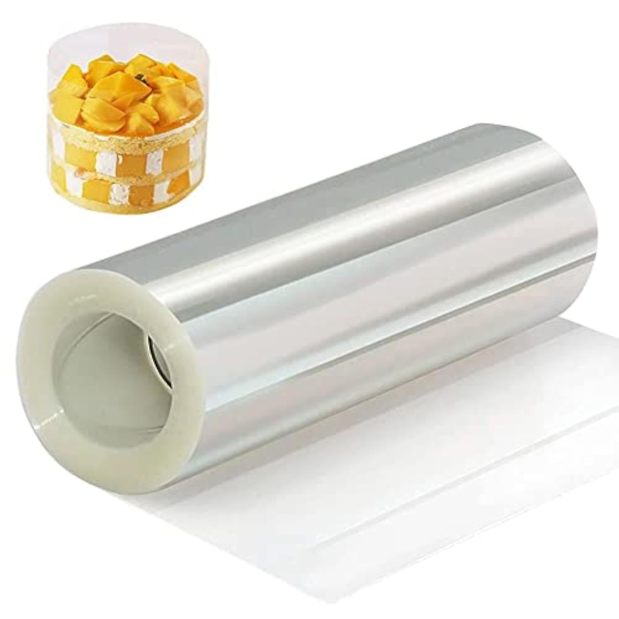 20cm Clear Acetate Sheet Roll for Chocolate Mousse Decorating