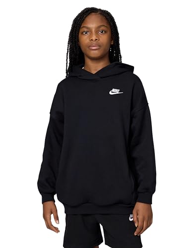 Nike Girls' Sportswear Club Fleece Oversized Pullover Hoodie