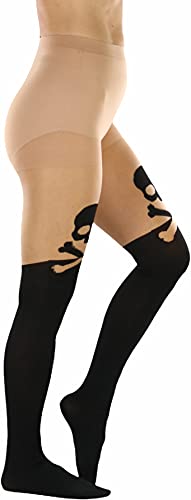 Image of ToBeInStyle Women's Cute Thigh High Printed Character Tights