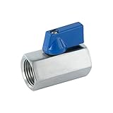 Der Edelstahl Kugelhahn besteht aus hochwertigem CF8M Edelstahl, dieser Auslaufhahn ist robust und langlebig. Insofern der ideale Absperrhahn, Adapter für den chemischen Sektor, die Lebensmittelindustrie oder als hochwertiges Absperrventil im Haushalt oder Garten. Der Wasserverteiler hat ein beidseitiges Innengewinde gemäß ISO 7-1 (EN 10226-1) M – F mit reduzierter Bohrung.