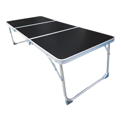 Ungtyb Portable Camping Table, Aluminum Alloy Foldable Outdoor Table, Lightweight with Handles,...
