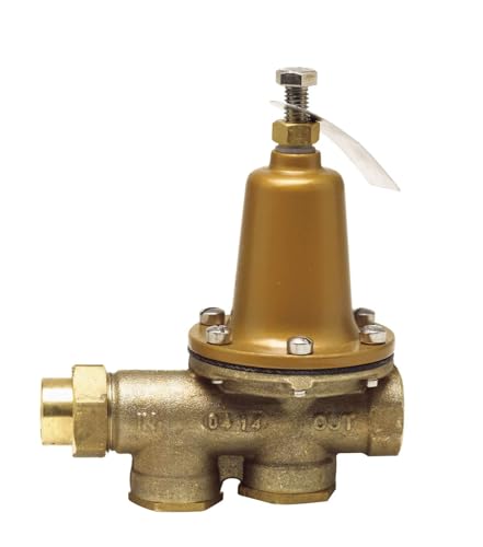 Watts LF25AUB-Z3 Water Pressure Reducing Valve NPT Female Union x NPT Female, Polymer Seat, 3/4 Inch