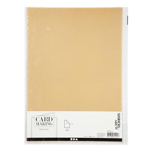 Happy Moments Vellum Paper and cellophane, Natural, One Size