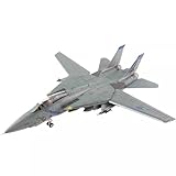 FMOCHANGMDP Military Fighter Alloy Die Cast Model, 1/72 Scale F14B Tomcat Fighter VF-143 Pukin Dogs 2002 Model Toys, 10.4 x 10.7Inchs
