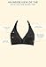 Swimsuits For All Women's Diva Halter Bikini Top - 6, Jet Black (Plus