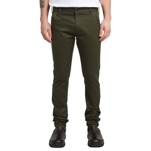 G-STAR Raw - Mens Skinny Chino 3.0, Color Asfalt, Size: 28W x 32L