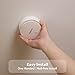 Smoke Alarms for Home, 10-Year Battery, Smoke Alarm, Fire Alarm with Test/Silence Button, Smoke Detector Certificated by TUV Conforms to EN14604 Standard (1pcs)