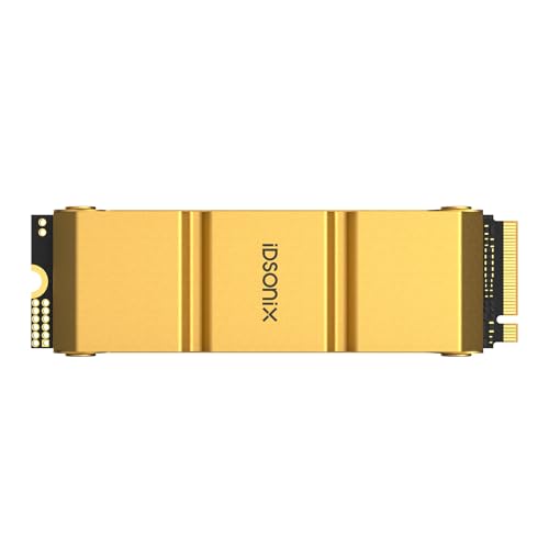 iDsonix 512GB NVMe M.2 SSD for PS5 with Heatsink, PCIe 4.0 Internal Solid State Drive, Up to 6300 MB/s, Suitable for PlayStation 5 Memory Expansion, for Gaming-IE5
