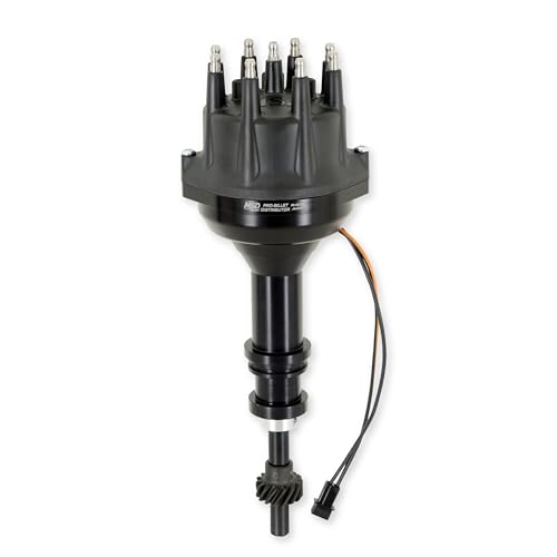 MSD 85783 Small Diameter Pro-Billet Distributor, Iron Gear, Black