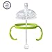Straw Sippy Cup Transitional Nipple Kit for Comotomo Baby Bottles, 5 oz and 8 oz