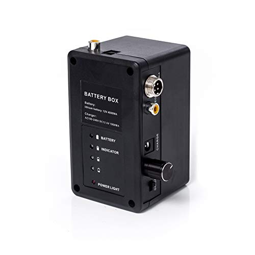JQKJCAM Boîtier de batterie pour caméra d'égout, accessoires compatibles avec émetteur 512 Hz, batterie rechargeable haute capacité de 4500 mAh.