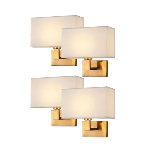 CONERY Aplique pared tela Luz suave Montaje