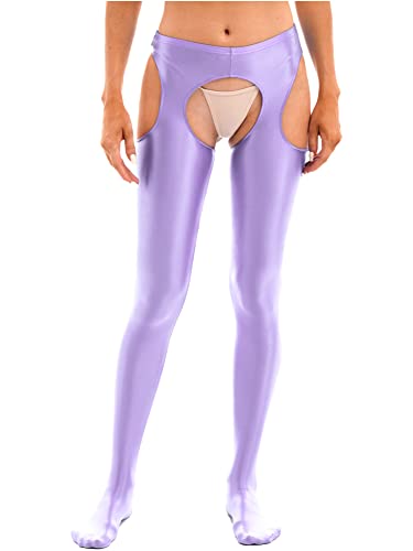 Image of CHICTRY Women's Tights Control Top Pantyhose Toe Garter Belt Hollow Out Stockings Panties