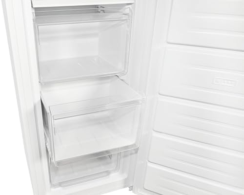 Miniatura 11 de Exquisit Congelador Vertical, 161l, Clase C, Color Blanco, 1 Puerta, Tecnologia No-Frost, Alarma Acústica De Puerta Abierta, Puerta Reversible, Consumo 132 Kwh Año, Medidas 143x54x61,5 Cm.