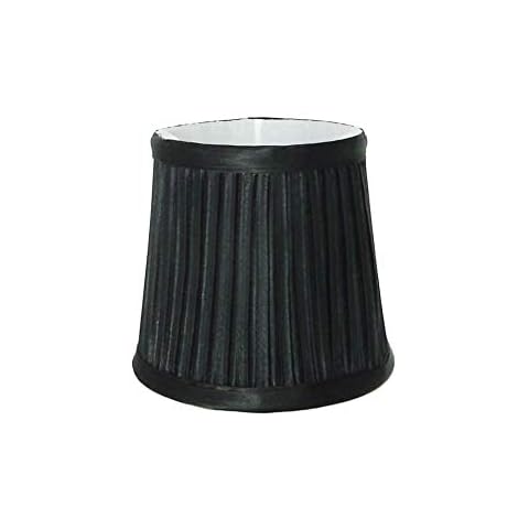 KosiLight - Design Lampshade for chandelier - Black Helena 12cm Cover