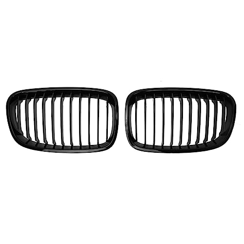 Grilles Rein Avant BMW F20 F21 : Calandre Noire Brillante contre le Vieillissement Auto
