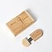 Unidad de Memoria USB Personalizable con Grabado láser de Madera Maciza para...